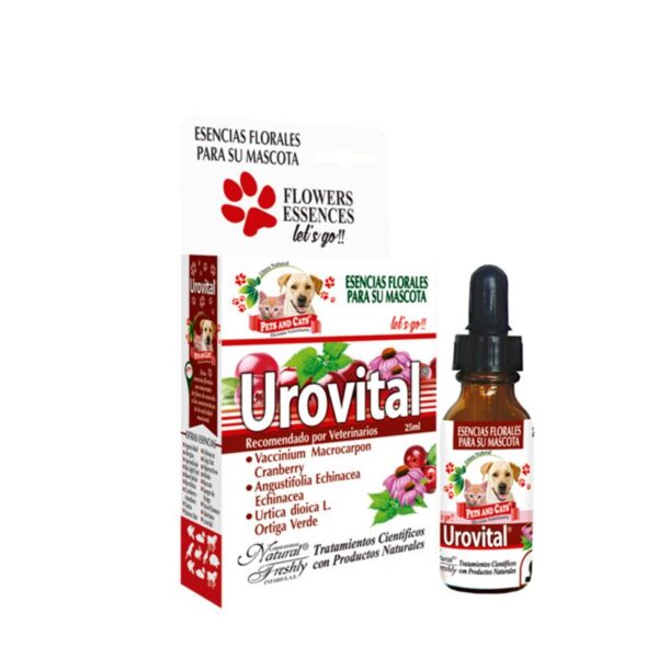 Urovital Esencia natural para la salud urinaria de perros y gatos