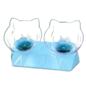 Comedero Doble En Forma de Gato