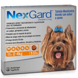 NexGard 2-4 KG Desparasitante Externo